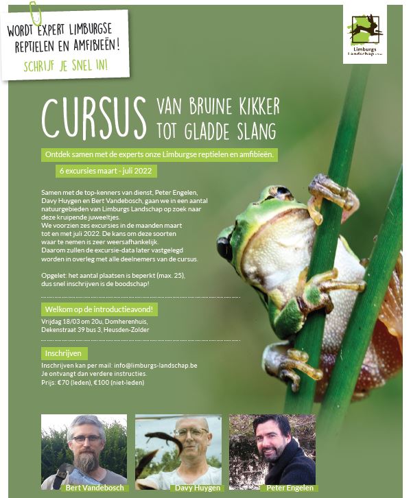 Van groene kikker tot gladde slang Limburgs Landschap